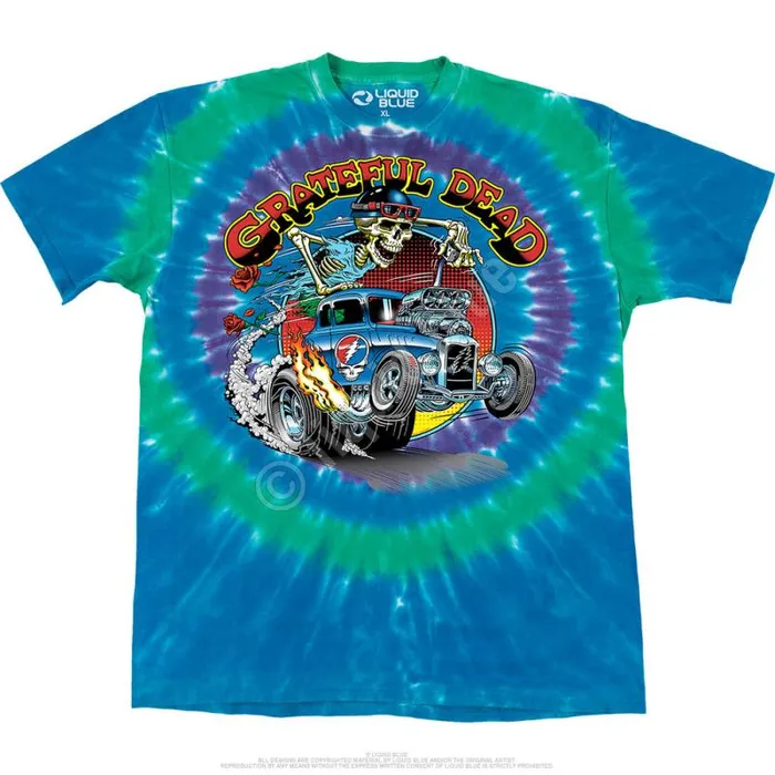 Liquid Blue TShirt Men Steal Your Hot Rod TShirt