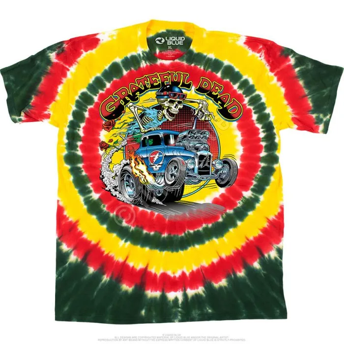 Liquid Blue TShirt Men Steal Your Hot Rod TShirt