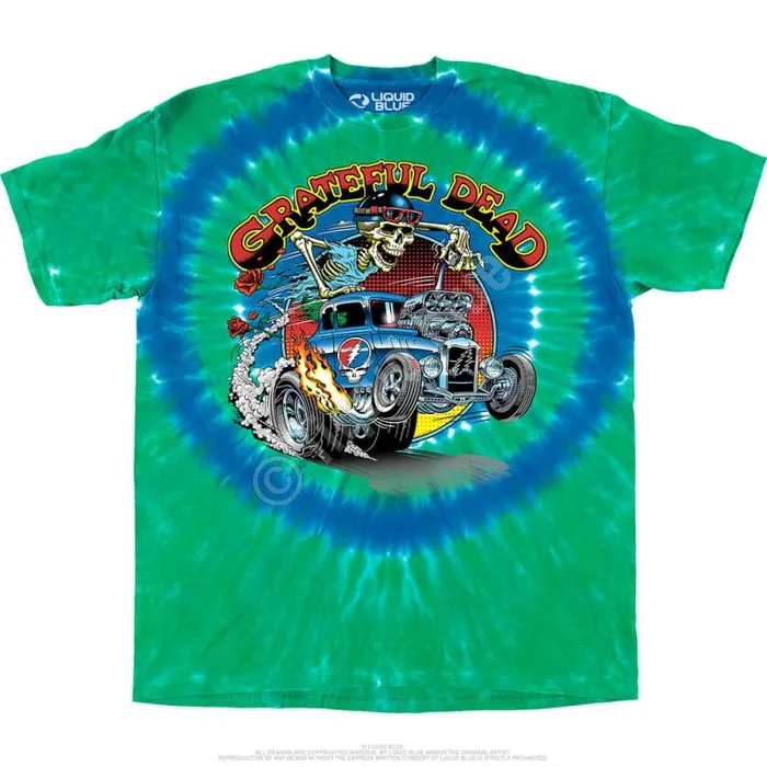 Liquid Blue TShirt Men Steal Your Hot Rod TShirt