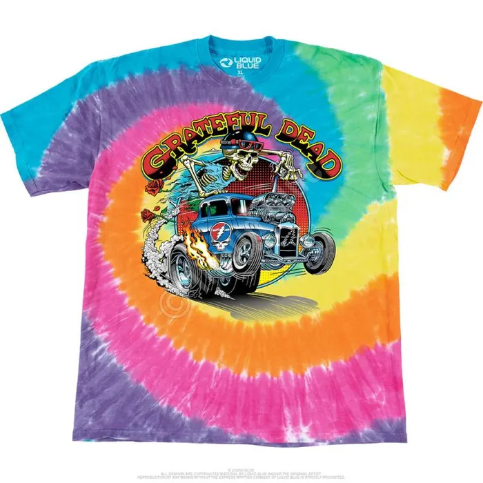 Liquid Blue TShirt Men Steal Your Hot Rod TShirt
