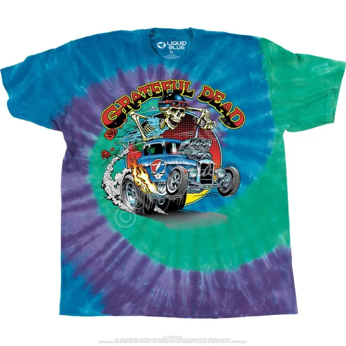 Liquid Blue TShirt Men Steal Your Hot Rod TShirt