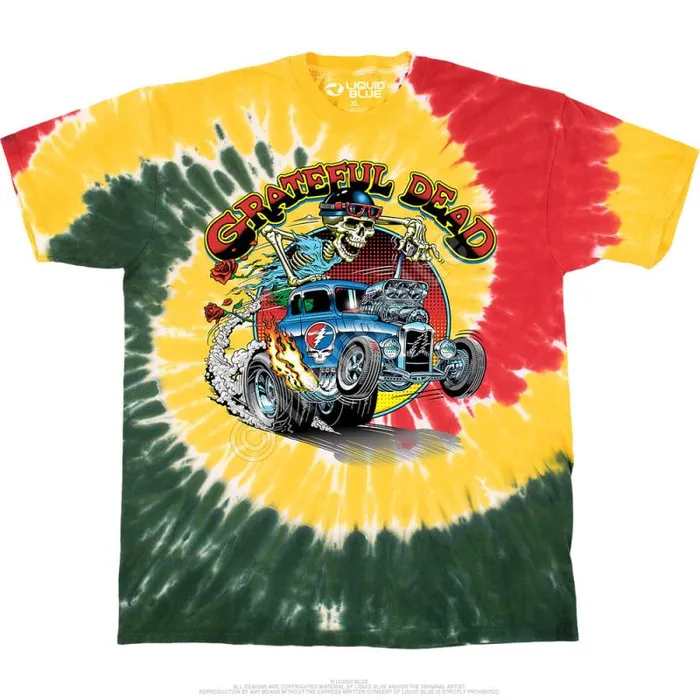 Liquid Blue TShirt Men Steal Your Hot Rod TShirt