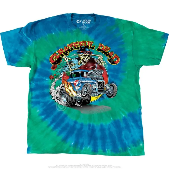Liquid Blue TShirt Men Steal Your Hot Rod TShirt