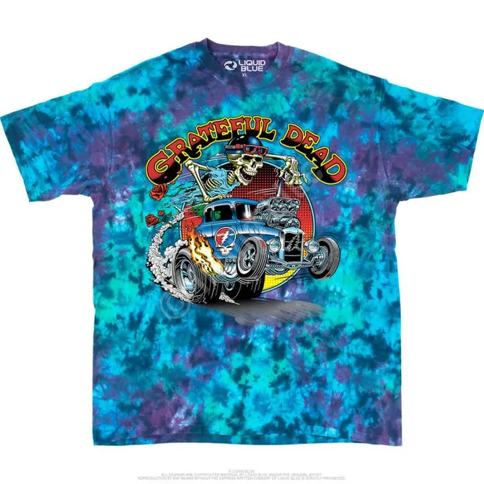 Liquid Blue TShirt Men Steal Your Hot Rod TShirt