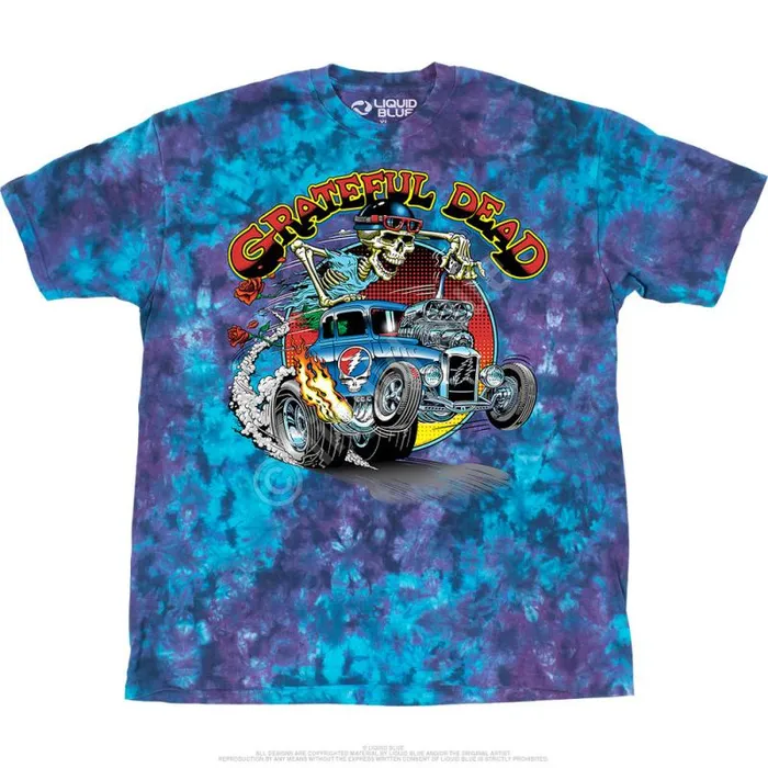 Liquid Blue TShirt Men Steal Your Hot Rod TShirt