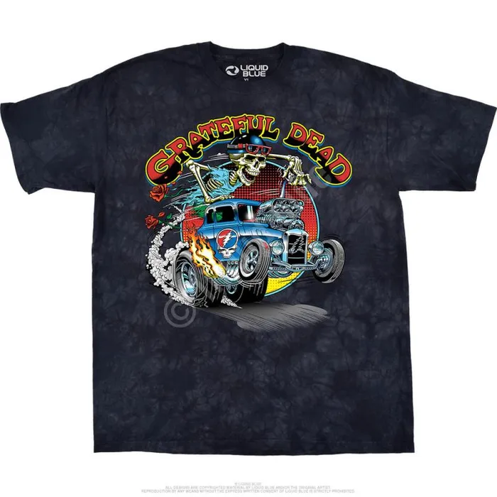 Liquid Blue TShirt Men Steal Your Hot Rod TShirt
