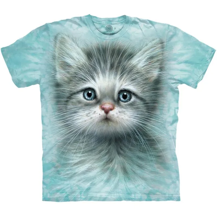 Liquid Blue Youth Kids Blue Eyed Kitten Kids039 TShirt