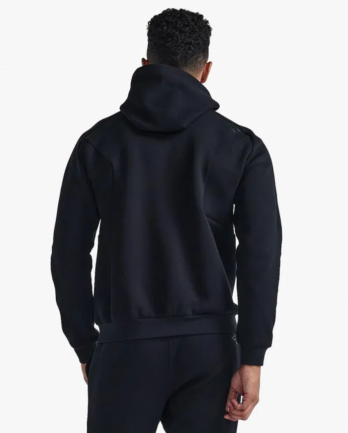Long Sleeve and Jumpers Mens 2XU Commute Full Zip Hoodie Black