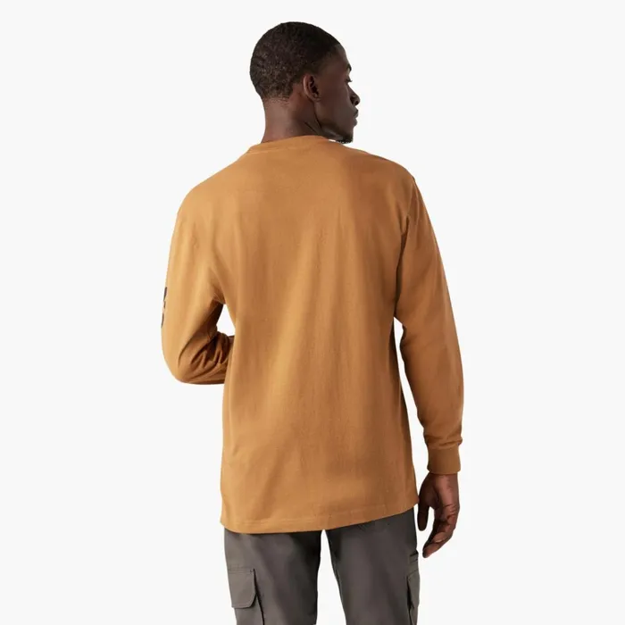 Long Sleeve Heavyweight Logo TShirt Brown Duck Brown Duck bd Men Dickies TShirts Long Sleeve Heavyweight Logo TShirt Brown Duck Brown Duck bd Men Dickies TShirts