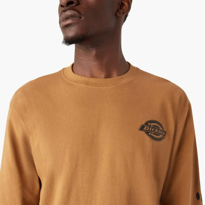 Long Sleeve Heavyweight Logo TShirt Brown Duck Brown Duck bd Men Dickies TShirts Long Sleeve Heavyweight Logo TShirt Brown Duck Brown Duck bd Men Dickies TShirts