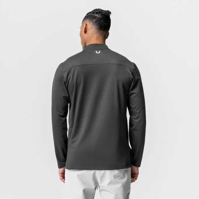 Long Sleeves Men ASRV Core Mock Neck Long Sleeve Space Grey