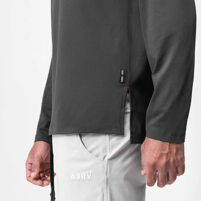 Long Sleeves Men ASRV Core Mock Neck Long Sleeve Space Grey