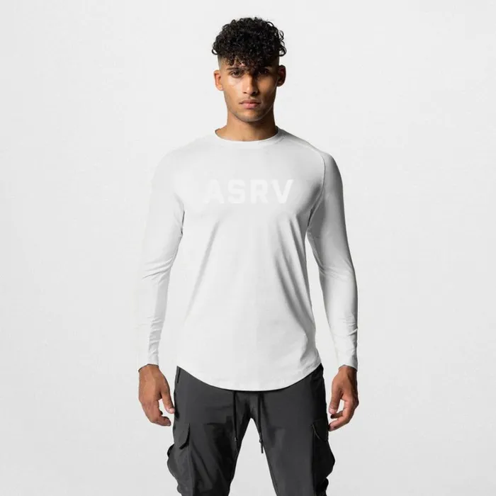 Long Sleeves Men ASRV SilverLite 20 Established Long Sleeve White 034asrv034