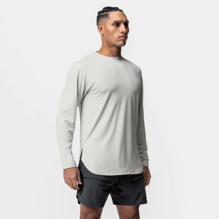 Long Sleeves Men ASRV SilverLite 20 Extended Long Sleeve Stone