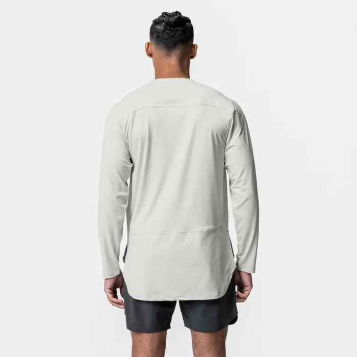 Long Sleeves Men ASRV SilverLite 20 Extended Long Sleeve Stone