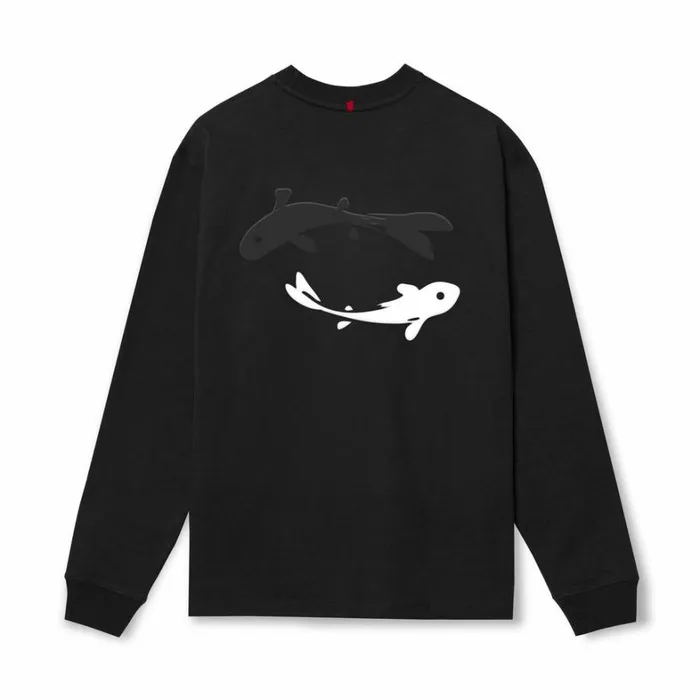 Long Sleeves Men ASRV Tech Essential Relaxed Long Sleeve Black 034koi034
