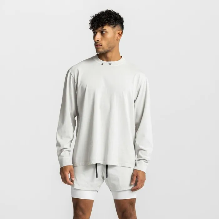 Long Sleeves Men ASRV Technical Essentials Relaxed Long Sleeve Faded Stone