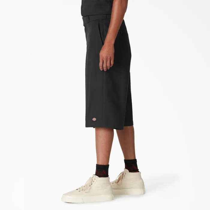 Loose Fit MultiUse Pocket Work Shorts 15034 Black Black bk Men Dickies Work Shorts Loose Fit MultiUse Pocket Work Shorts 15034 Black Black bk Men Dickies Work Shorts