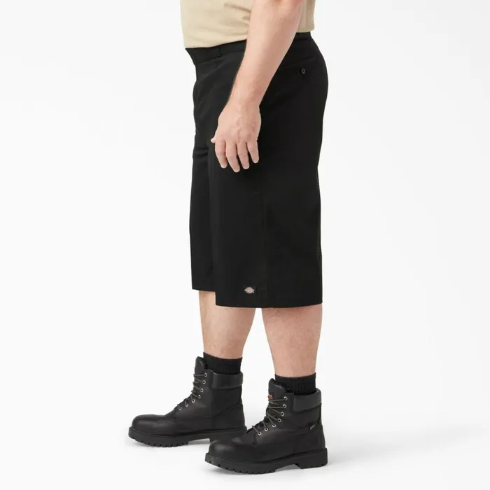 Loose Fit MultiUse Pocket Work Shorts 15034 Black Black bk Men Dickies Work Shorts Loose Fit MultiUse Pocket Work Shorts 15034 Black Black bk Men Dickies Work Shorts