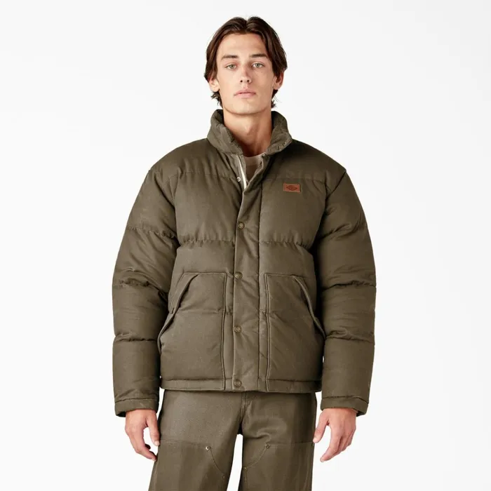 Lucas Fully Waxed Puffer Jacket Acorn Acorn ac2 Men Dickies Coats and Jackets Lucas Fully Waxed Puffer Jacket Acorn Acorn ac2 Men Dickies Coats and Jackets