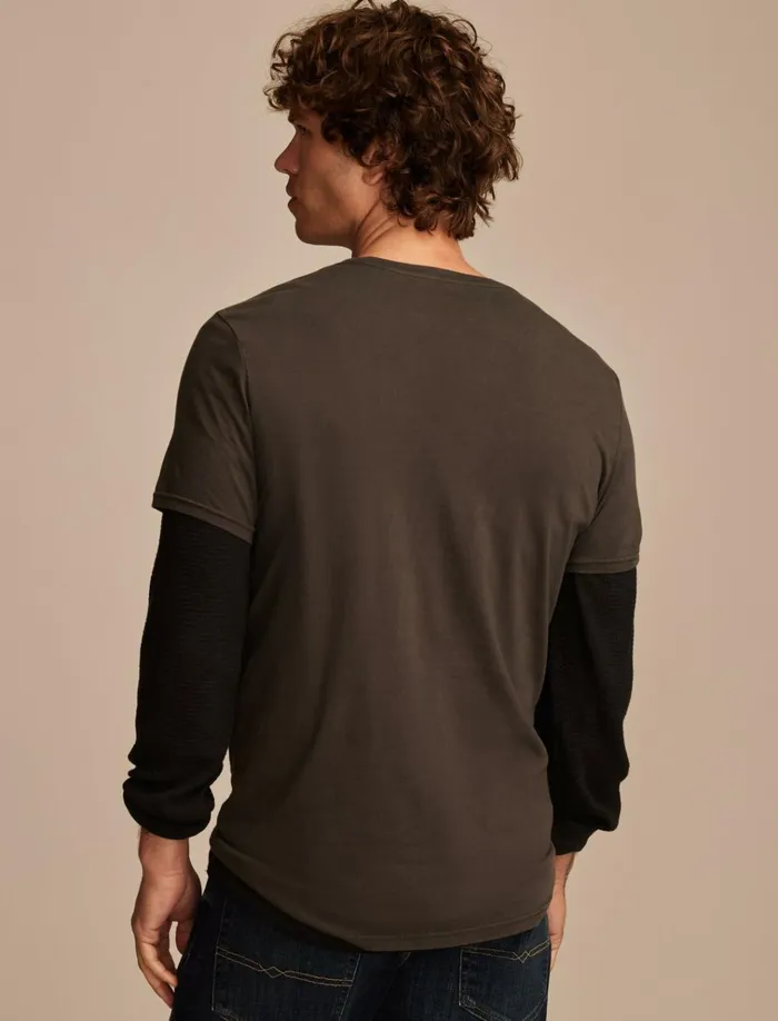 Lucky Customs Raven Men Lucky Brand Graphic Tees