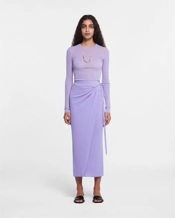 Lymee Lavendar Women Nanushka Tops