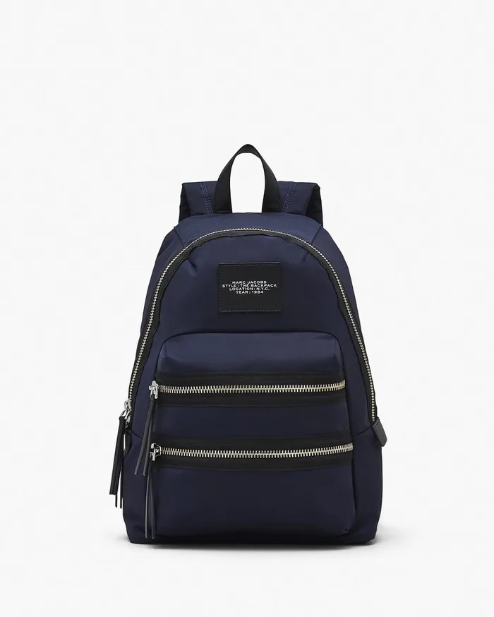 Marc Jacobs Backpacks Women The Biker Nylon Medium Backpack Midnight Blue