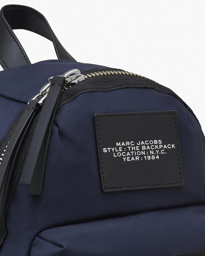 Marc Jacobs Backpacks Women The Biker Nylon Medium Backpack Midnight Blue