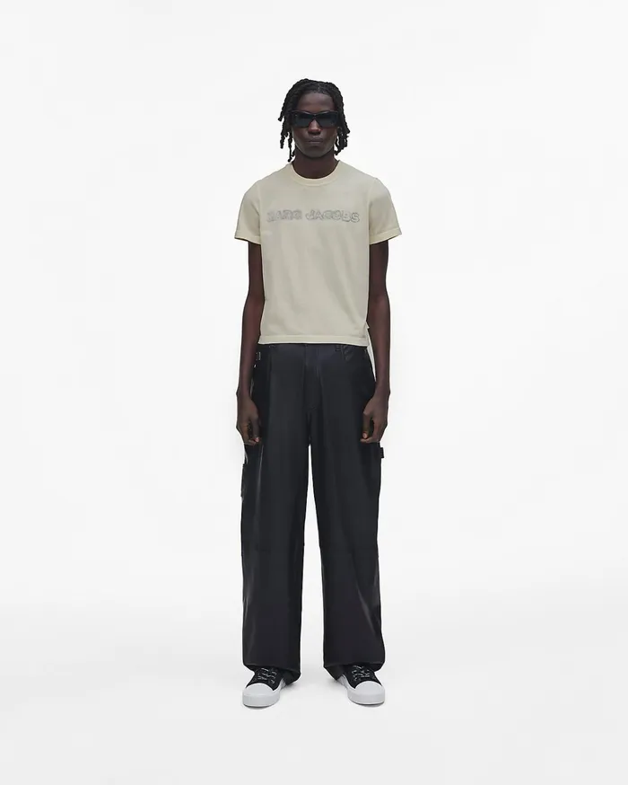 Marc Jacobs Bottoms Women Oversized Leather Pant Black