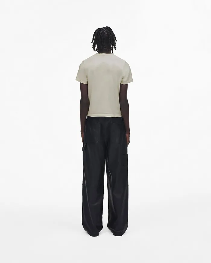 Marc Jacobs Bottoms Women Oversized Leather Pant Black