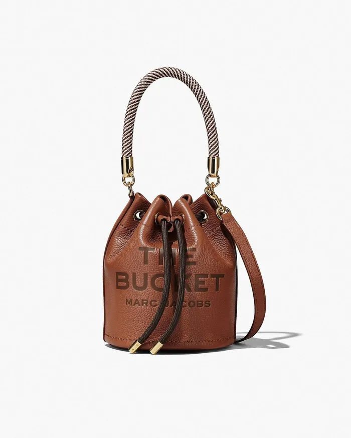 Marc Jacobs Crossbody Bags Women The Leather Bucket Bag Argan Oil
