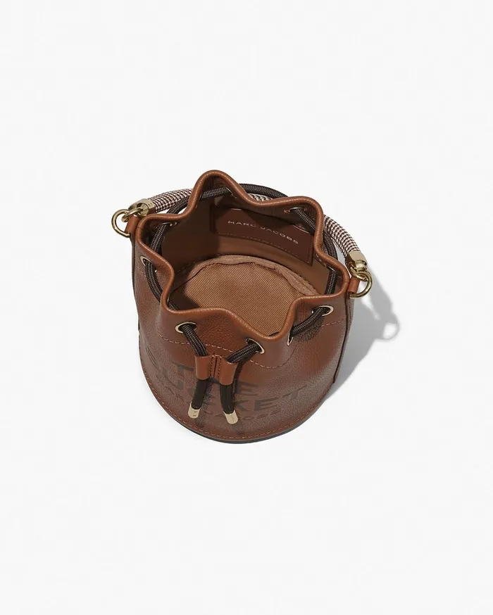 Marc Jacobs Crossbody Bags Women The Leather Bucket Bag Argan Oil