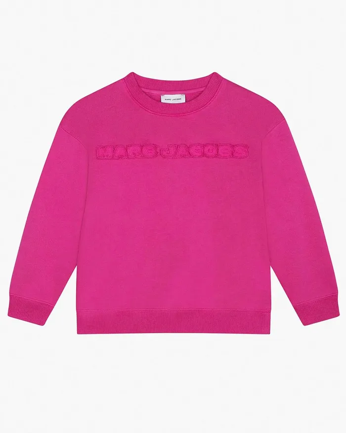 Marc Jacobs Kids The Logo Sweatshirt Hot Pink