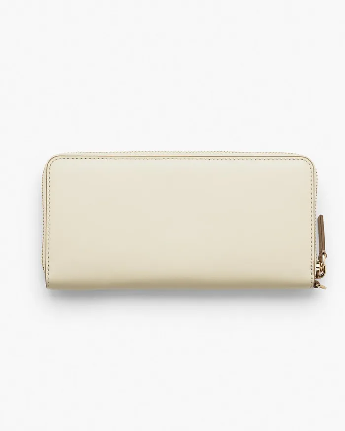 Marc Jacobs Large Wallets Women The Covered J Marc Continental Wallet Cloud White