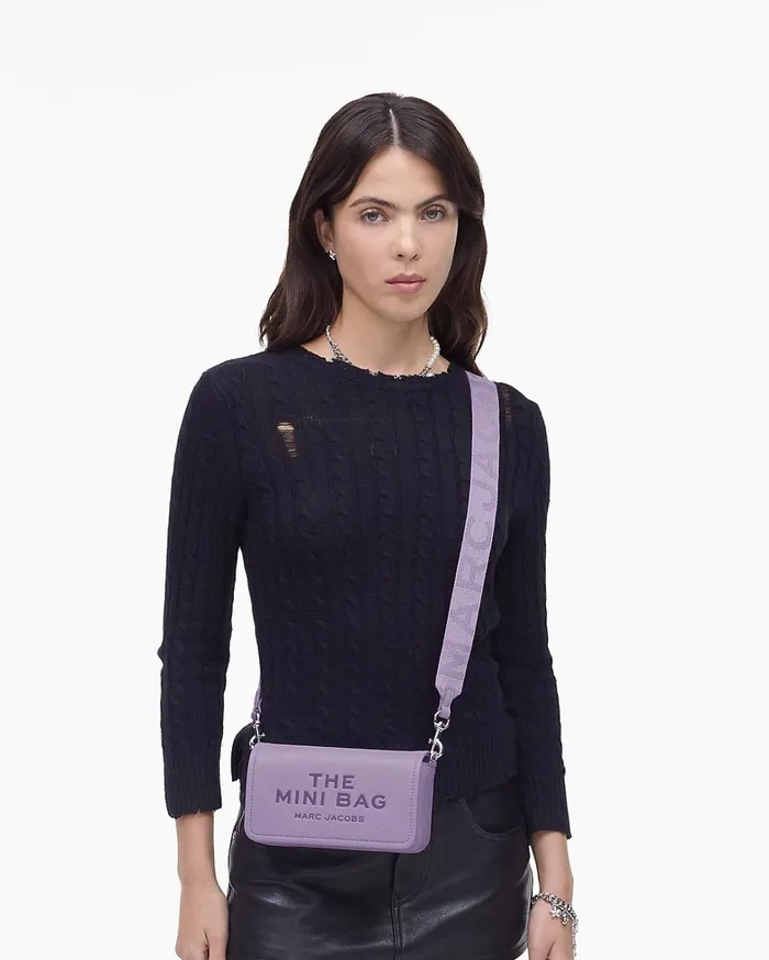 Marc Jacobs Mini Bags Women The Leather Mini Bag Lilac