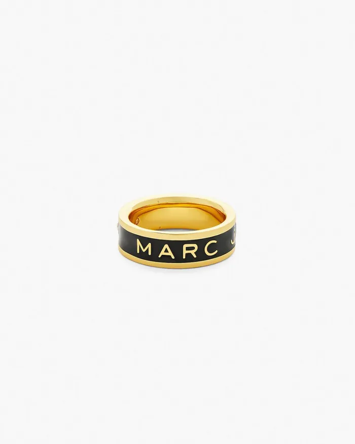 Marc Jacobs Rings Women Enamel Ring Goldblack