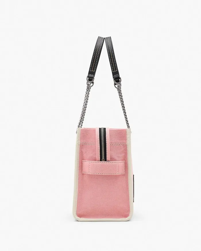 Marc Jacobs The Tote Bag Women The Denim Chain Medium Tote Bag Ribbon Pink