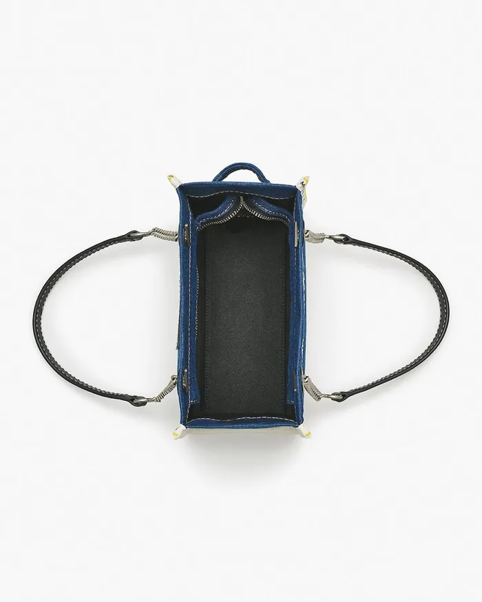 Marc Jacobs The Tote Bag Women The Denim Chain Small Tote Bag Dark Wash