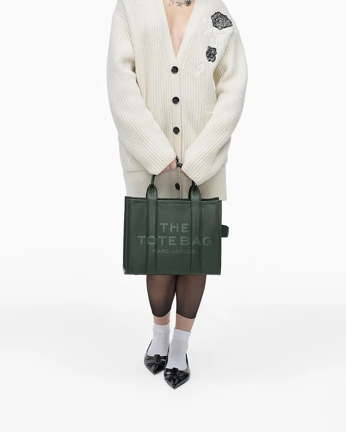 Marc Jacobs The Tote Bag Women The Leather Medium Tote Bag Ivy