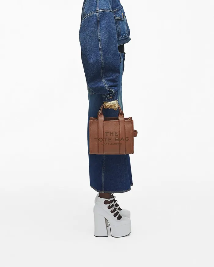 Marc Jacobs The Tote Bag Women The Leather Small Tote Bag Argan Oil
