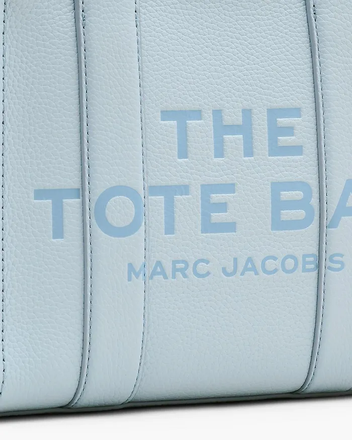 Marc Jacobs The Tote Bag Women The Leather Small Tote Bag Cloud Blue