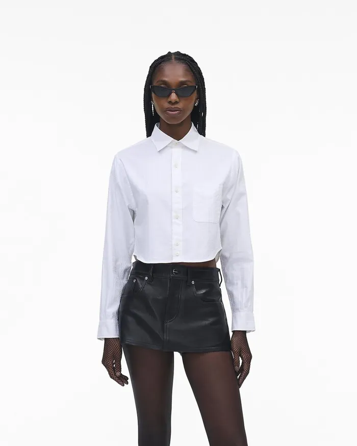 Marc Jacobs Tops Women The Cropped Femme Shirt White
