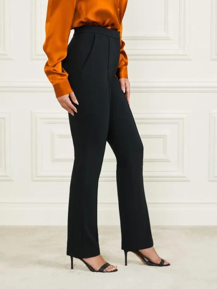 Marciano Logan Straight Leg Pant Black Women Bottoms Marciano Logan Straight Leg Pant Black Women Bottoms