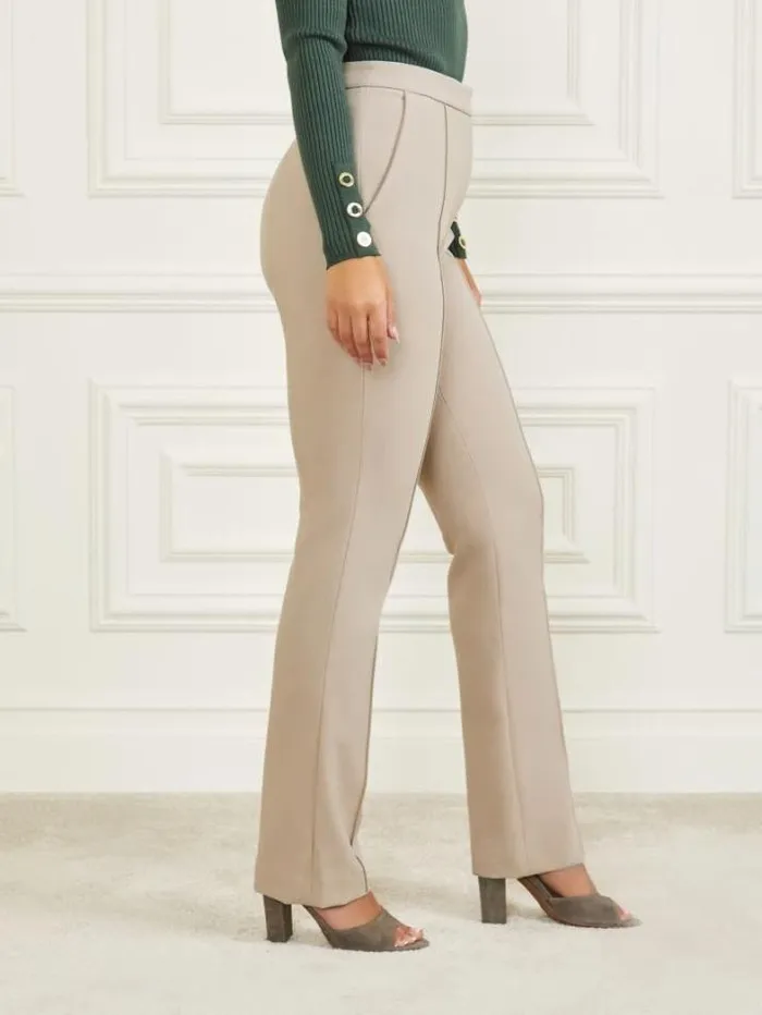 Marciano Logan Straight Leg Pant Natural Siena Women Bottoms Marciano Logan Straight Leg Pant Natural Siena Women Bottoms