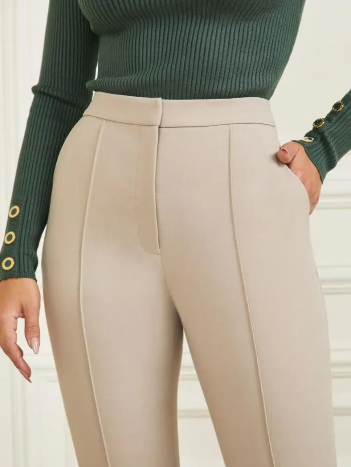 Marciano Logan Straight Leg Pant Natural Siena Women Bottoms Marciano Logan Straight Leg Pant Natural Siena Women Bottoms
