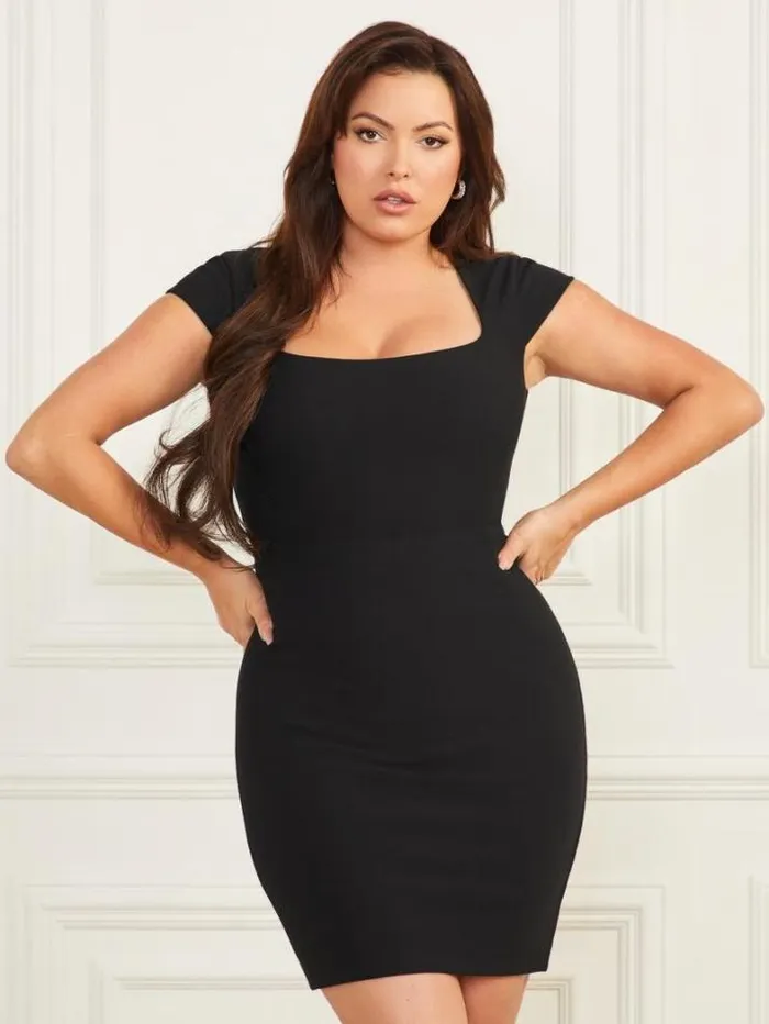 Marciano Polly Pencil Dress Black Women Dresses Marciano Polly Pencil Dress Black Women Dresses