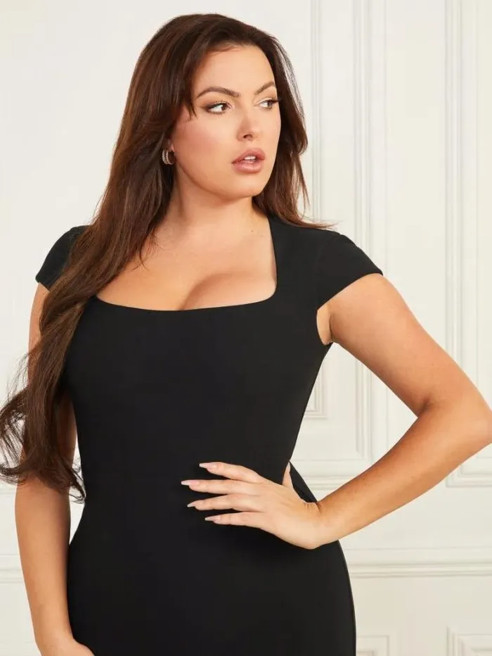 Marciano Polly Pencil Dress Black Women Dresses Marciano Polly Pencil Dress Black Women Dresses