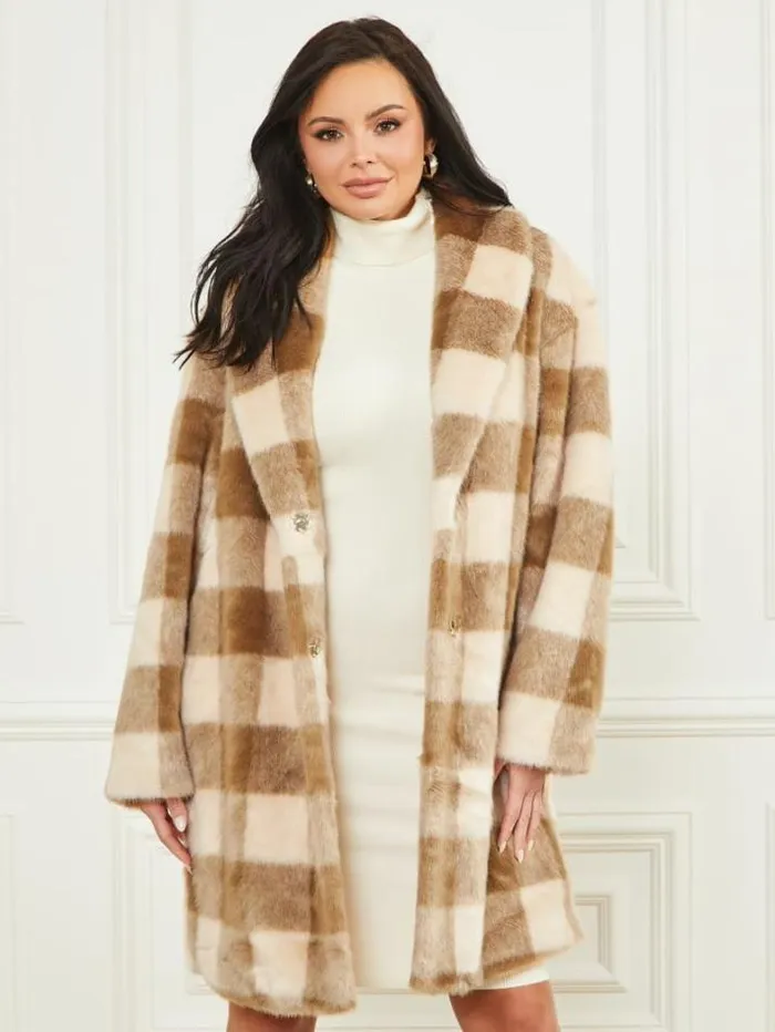 Marciano Rochelle Coat Desert Storm And Sugar Sw Women Jackets
