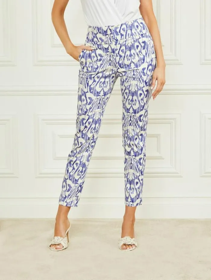 Marciano Shelly Printed Pant Substance Blue Print Women Bottoms Marciano Shelly Printed Pant Substance Blue Print Women Bottoms