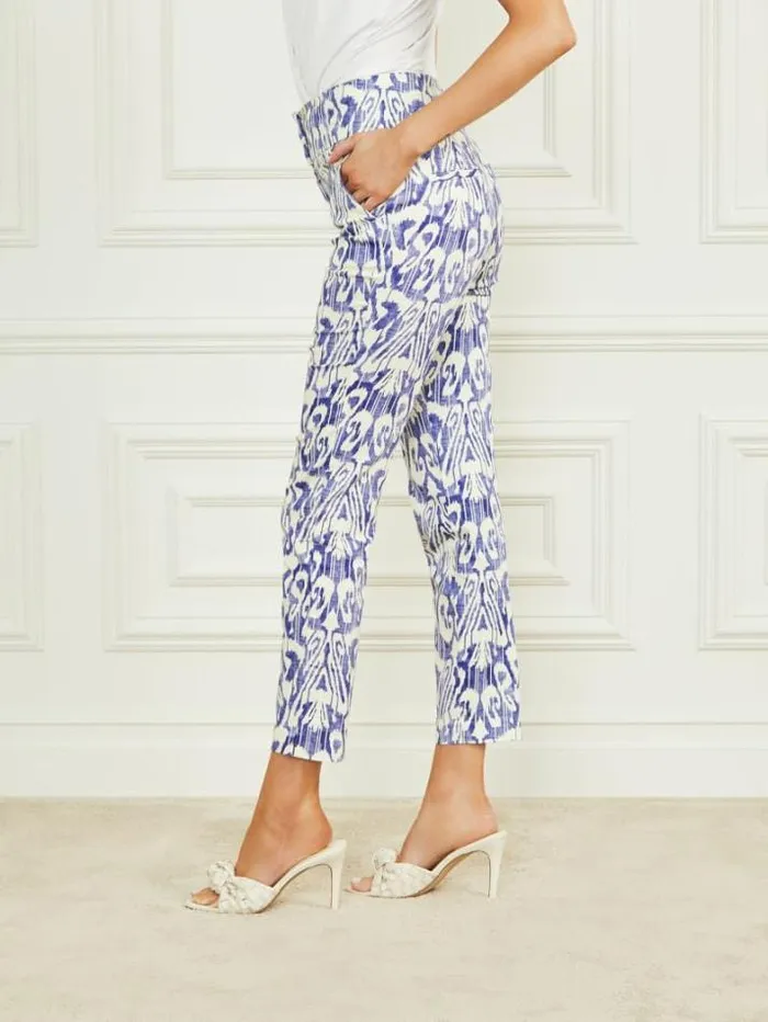 Marciano Shelly Printed Pant Substance Blue Print Women Bottoms Marciano Shelly Printed Pant Substance Blue Print Women Bottoms